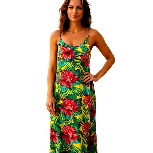 NWT Absolutely Love It XL Maxi Women's Sleeveless Sun Dress 16 18 New With Tags - Picture 1 of 7
